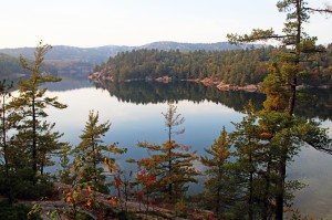 Overlooking George Lake